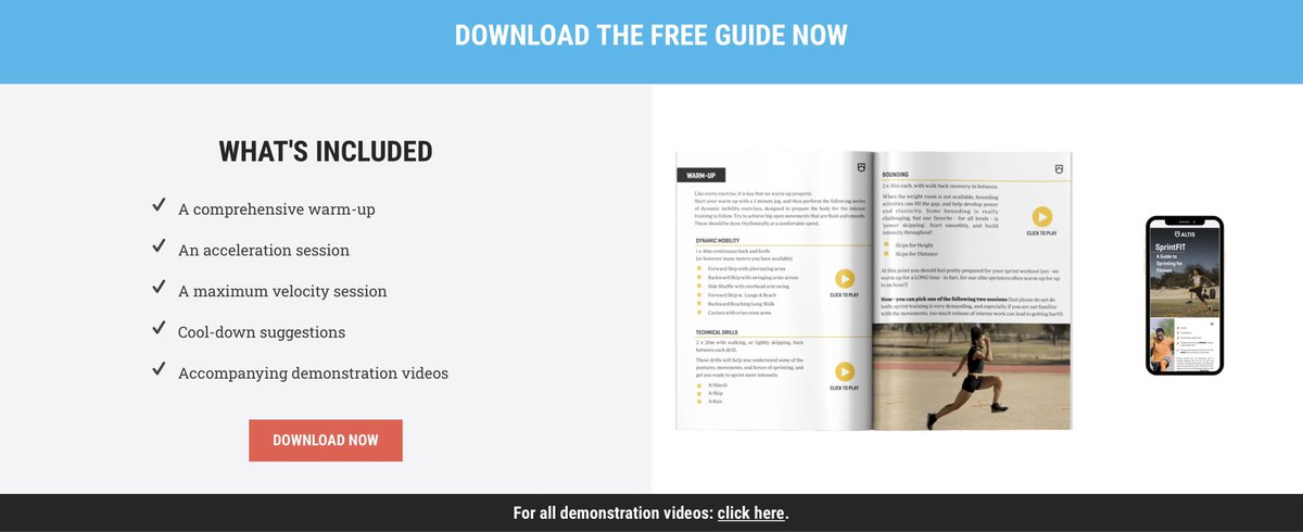 Needless to say, we got to work, and a week later, our team have written this super-nice little eBook, supported by a bunch of cool video featuring some of our <a href="/ALTIS/">ALTIS</a> athletes.