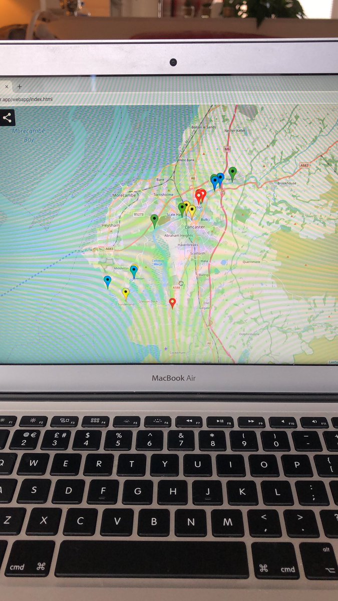 Alexwbowden's tweet photo. Day at home without a callout...guess I’ll update the @_LASAR_ access points on @mapmarkerapp. Each location gets its @what3words, nearest postcode, @OrdnanceSurvey grid ref and location information. #sar #rescue #waterrescue #searchandrescue #waterincidentmanager https://t.co/3SzjbAFgaB