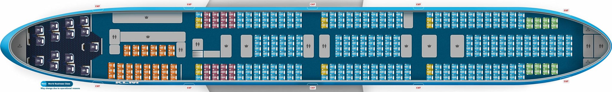 Klm 747 Seat Map Michael Schack Ar Twitter: "Here's A Seat Map Of Klm's Boeing 747-400, Full  Passenger Version. A 100% Full Flight Has 420 People On Board, Crew Incl.  By The End Of This Weekend,
