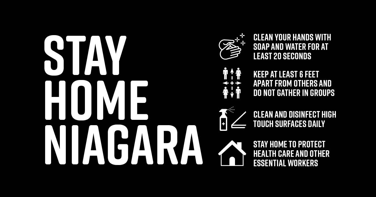 It’s the weekend #PortColborne and we know many of you would like to see friends or go out but we’re all in this together. Let’s #PORTicipate and #StayHomeNiagara.
For more info about COVID-19 and how you can keep you and your family safe, visit niagararegion.ca/covid19 .