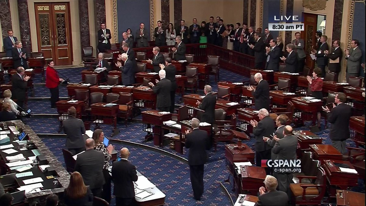 cspanJeremy's tweet photo. Here’s Sen. Tom Coburn’s farewell address back in 2014. https://t.co/xaRXrIs2XI RIP. https://t.co/DKqeM6eecg