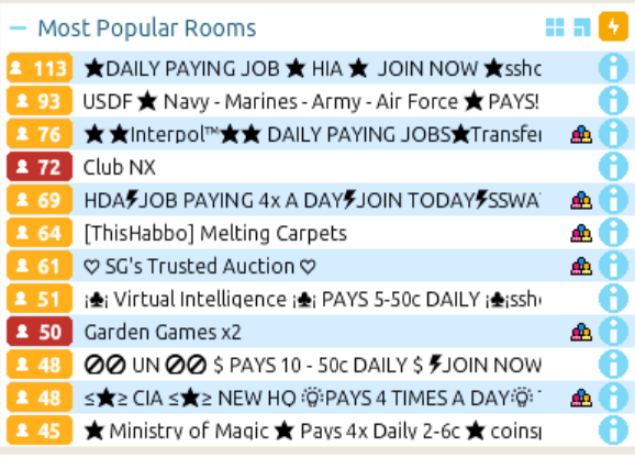 Interpol_Habbo's tweet photo. We did it!!! Thank you to each of you who came to base yesterday and helped us reach a room pop of over 100! We hope those of you who attended enjoyed the promotion line to celebrate 🥳🎉🎊#Habbo #Habbohotel #Habbojob #HabboAgency #Interpol #InterpolHabbo #Thankyou https://t.co/xSUqt7Oipa