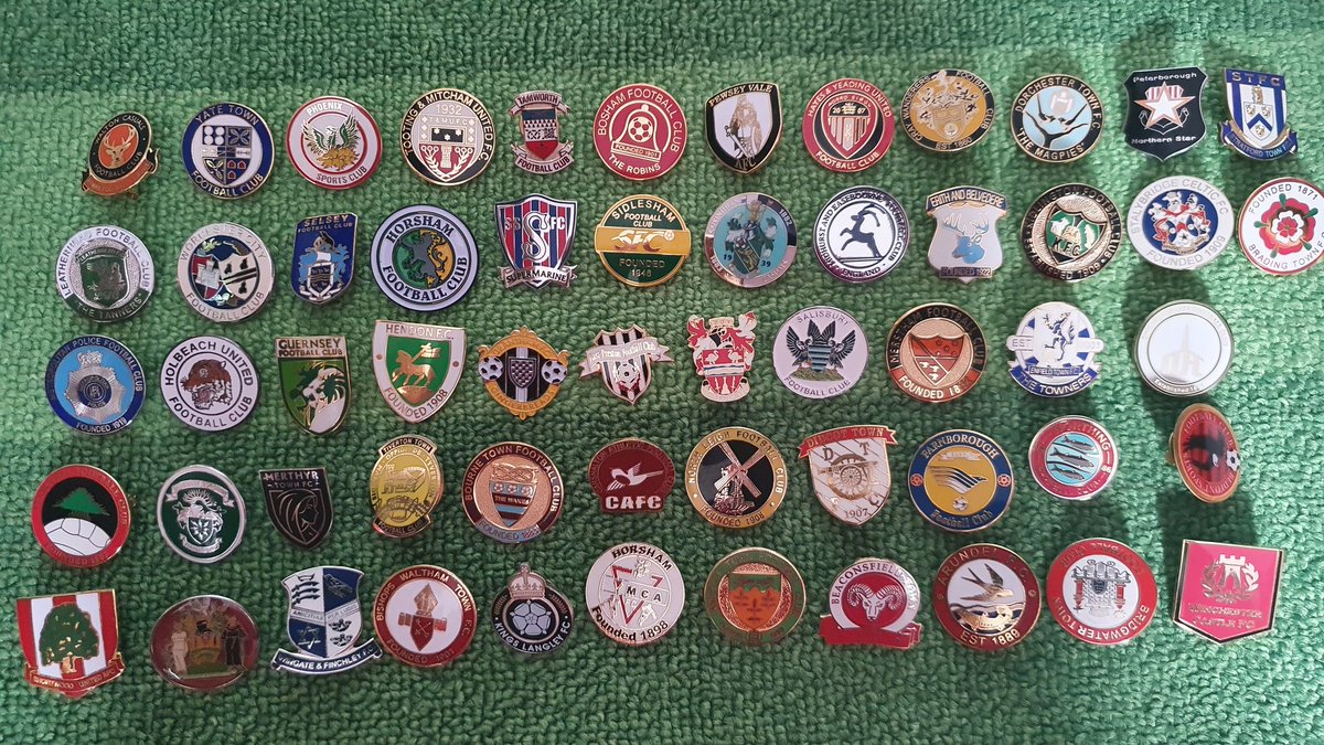 Crests of other English non league grounds I've visited.