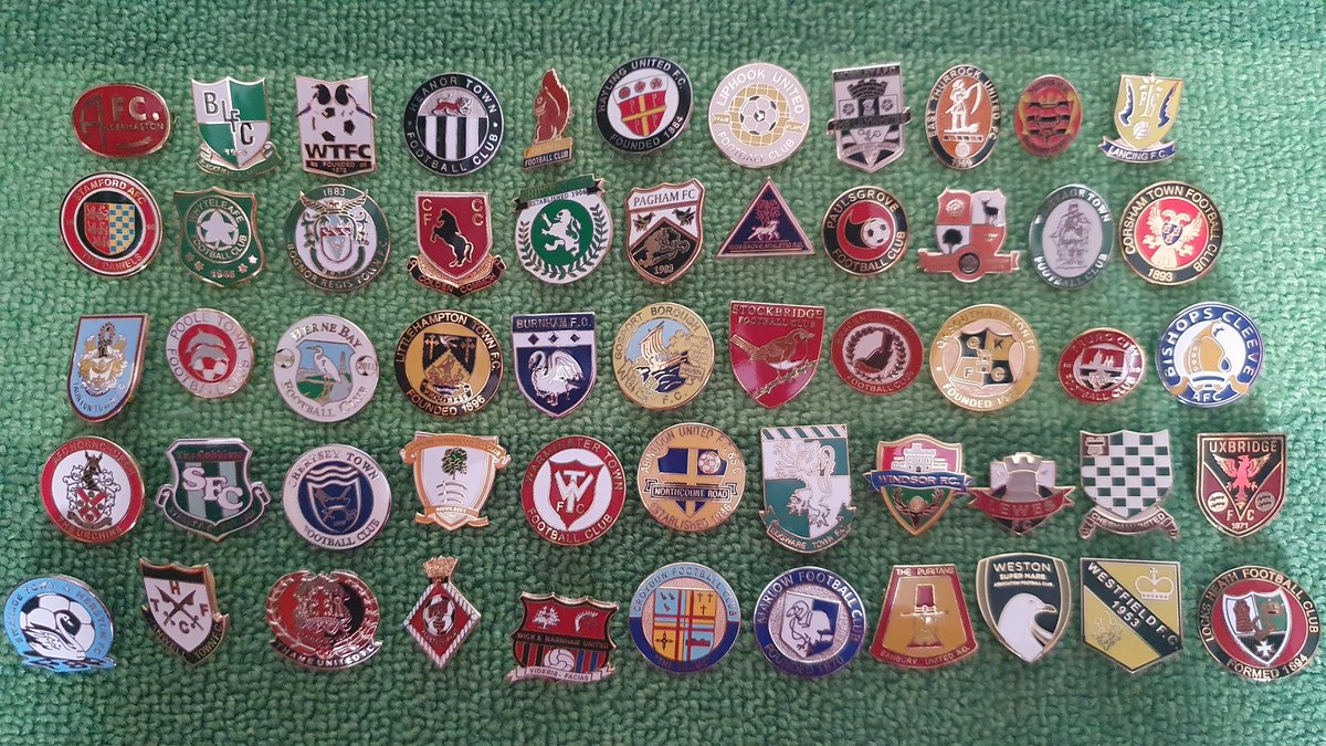 Crests of other English non league grounds I've visited.