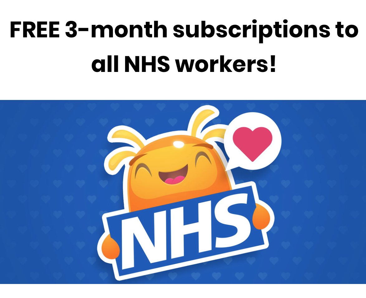 We’re gifting our app to NHS workers and need help getting the word out. Please forward to anyone who knows someone who knows someone who’s doing incredible work right now looking after us. Full deets here. Thank you 🙏🏻 💙azoomee.com/index.php/free #StayAtHomeAndStaySafe #NHSheroes