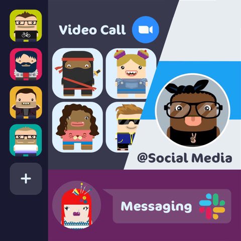 bebods's tweet photo. @SlackHQ thank you for keeping the team in contact when working from home 💪We’ve been making our profile pics as #bebods such fun. #slack #WorkFromHomeLife https://t.co/t7G05kfcZ1
