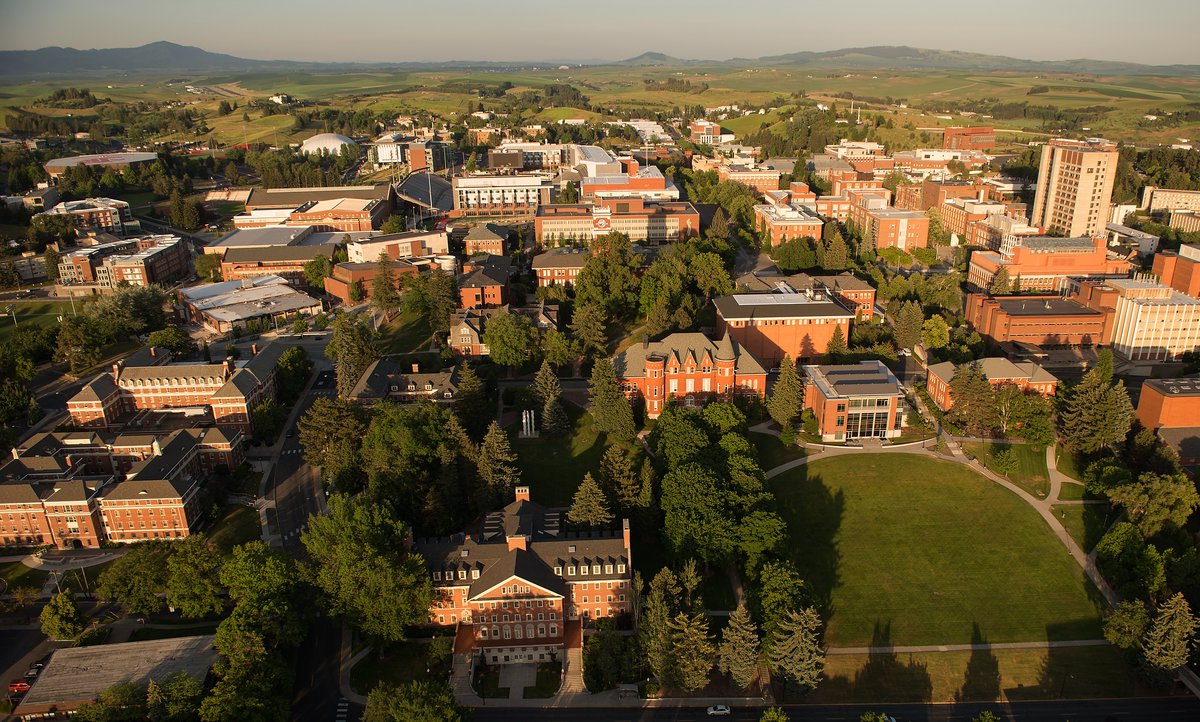 WSUPullman's tweet photo. Today is our 130th Birthday! What's your favorite #WSU memory? 🎂🎁 #GoCougs https://t.co/TB1wOPXBma