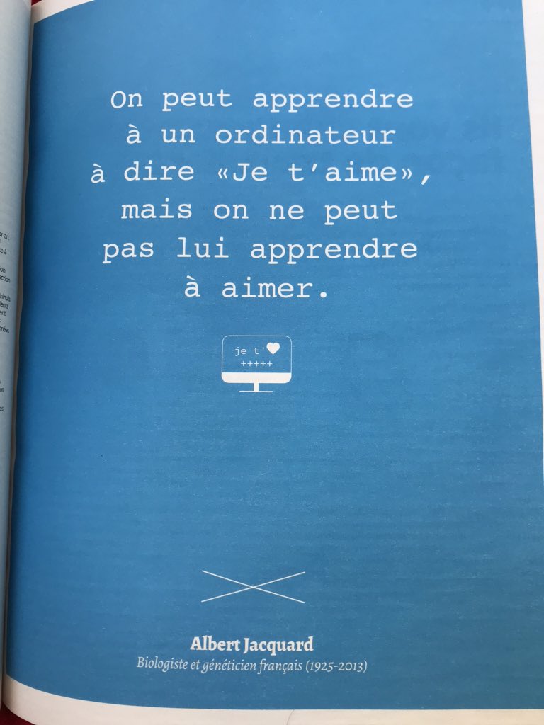 margaux_imb's tweet photo. Un extrait du magasine @ManagementMag, ma lecture de confinement !
Une belle citation qui montre l’importance de l’humain dans l’innovation 🥰 
#IA #innovation https://t.co/SRifk9HMbS
