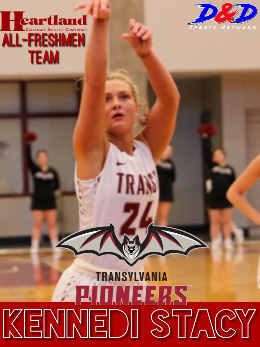 DDSportsNetwork's tweet image. Former Magoffin Co. star @kennedistacy24 earned Heartland Collegiate Athletic Conference All-Freshman Team honors over the weekend, she was Transy’s 5th best scorer at 7pts per, she also averaged 5reb/2ast/2stl a game while leading her team to a 23-5 record with a HCAC title!!