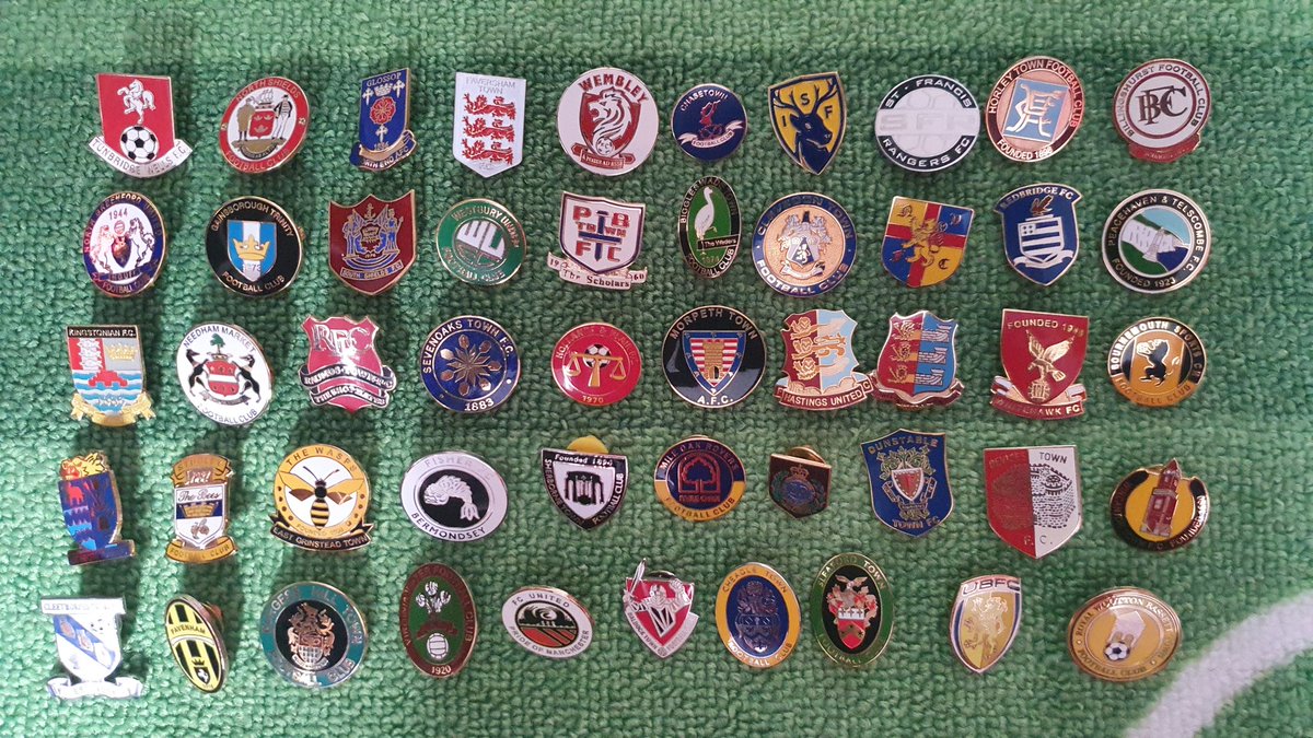 Badges of English non league clubs I've seen play but not visited ground yet, Scottish badges & a selection of other competition badges