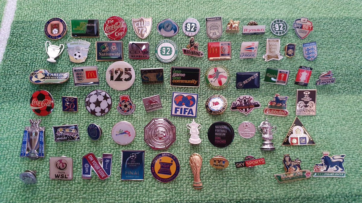 Badges of English non league clubs I've seen play but not visited ground yet, Scottish badges & a selection of other competition badges