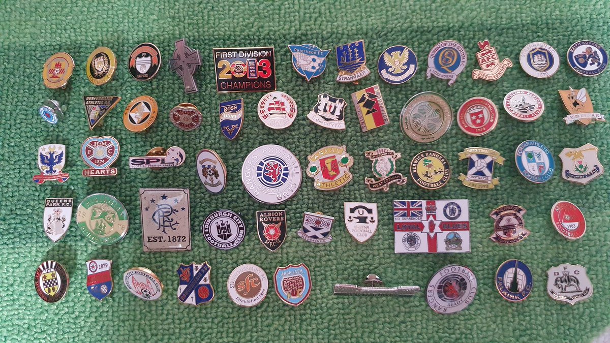Badges of English non league clubs I've seen play but not visited ground yet, Scottish badges & a selection of other competition badges