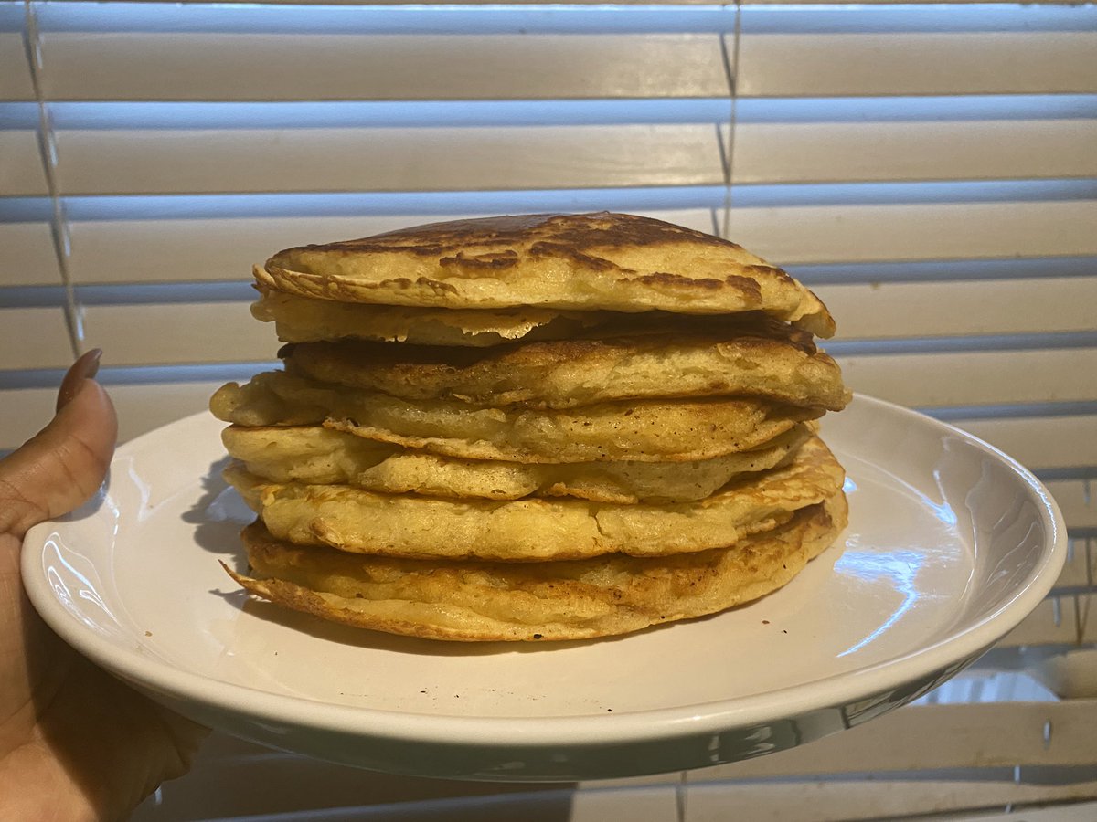 Hello I made pancakes