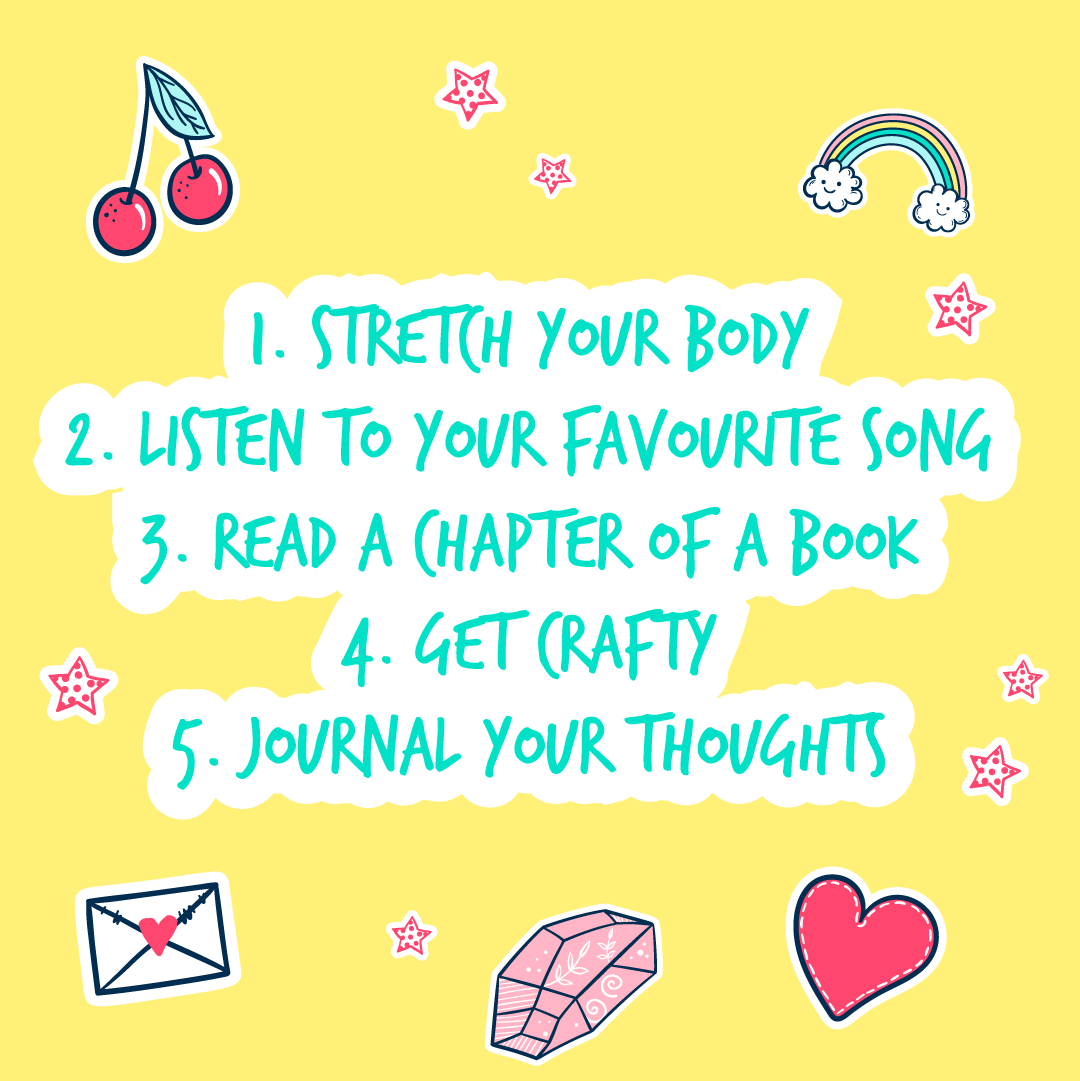 MyUNiDAYS's tweet photo. Self care menu 💖 Make sure you're taking extra care of your mental health right now. https://t.co/t8PJ2mMVxJ