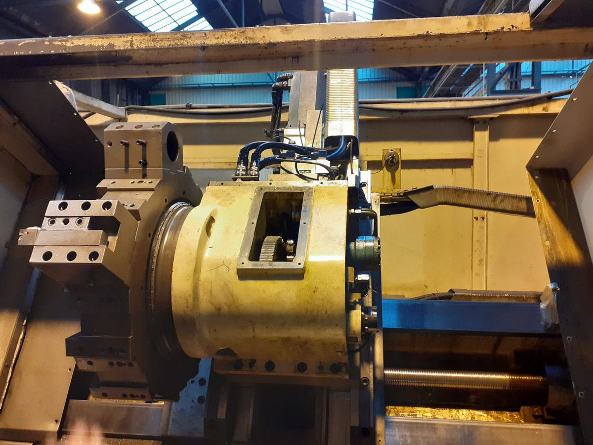 machine_support's tweet image. Saddle refurbished, turcite replaced and slides ground. Time to get everything back on. Blue up the slides mmmmm #productive #UKmfg @machine_support keep manufacturing turning but most of all #staysafe