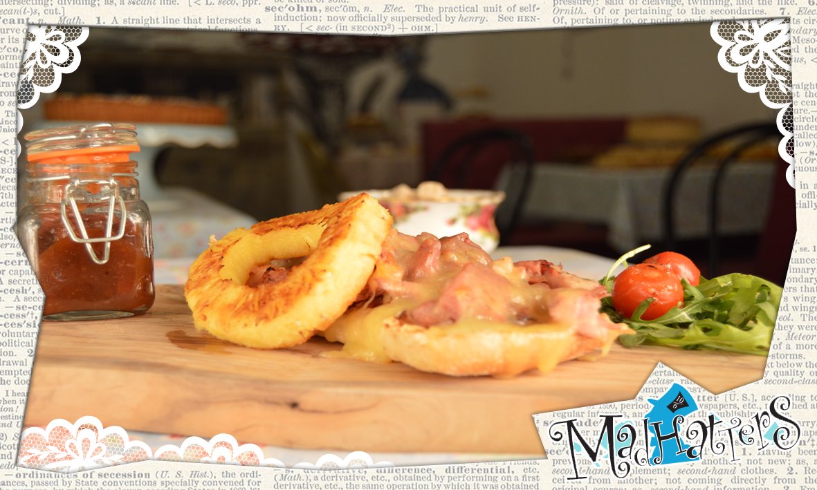Hungry? Hop on over to MadHatters Tearoom for a bite and enjoy our deliciously fresh and fruity ham hock and toasted pineapple ciabatta >>> bit.ly/MadhattersHome #Southend #AfternoonTea #CreamTea #Cakes