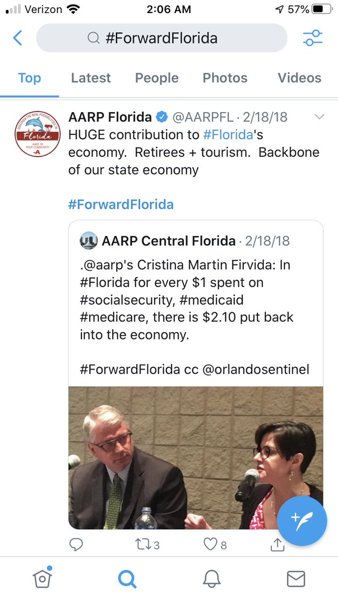 JerryMorton's tweet photo. Is .@AARP supporting #ForwardFlorida’s campaign to #FlipFlaBlue? 🤔 Insurance companies should be #Apolitical! @marcorubio @SenRickScott @congbillposey @RepBrianMast @RepWebster @RepRooney @RepGregSteube @RepGusBilirakis @RepRutherfordFL @MarioDB @RepMattGaetz @RepMichaelWaltz https://t.co/QcQhJbbRlz