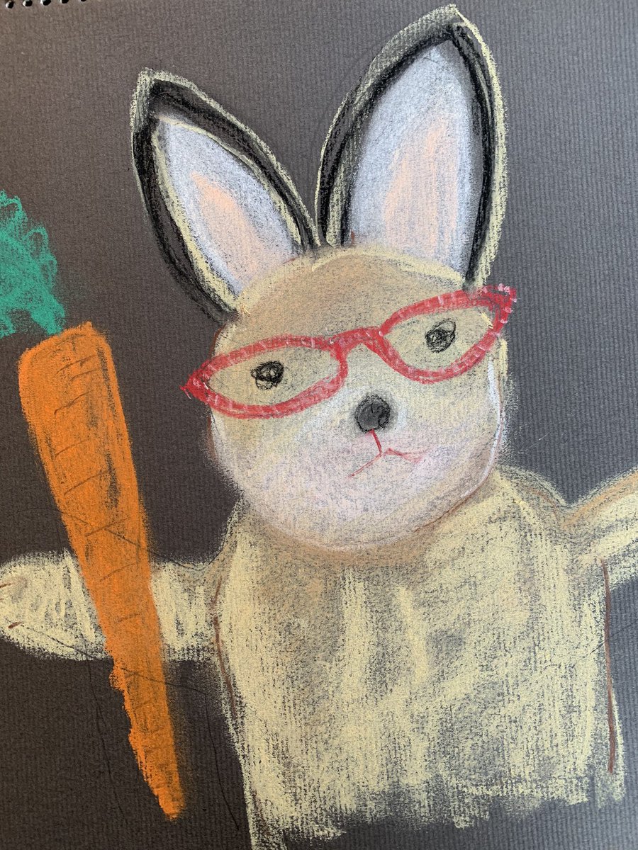 Mr. Bunny Rabbit from Captain Kangaroo... #noelsartclub