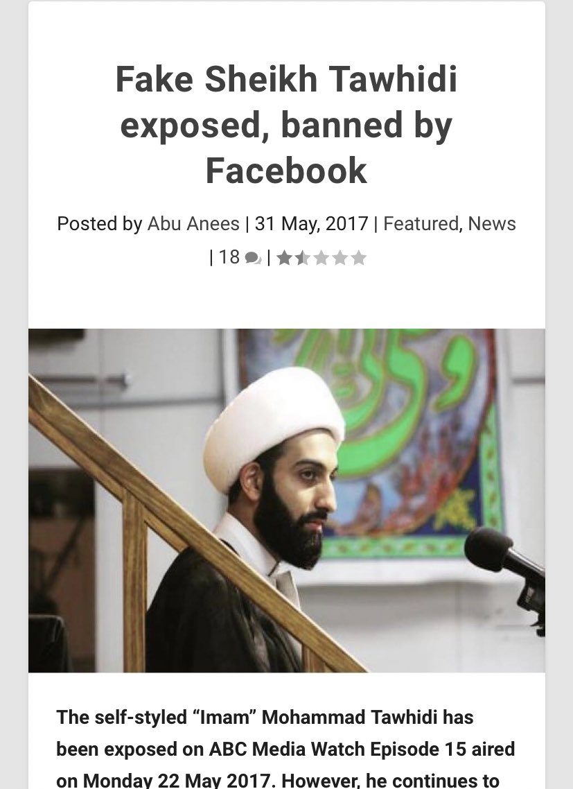 I support most of what he said yesterday, I don’t like the government too, but what exactly is his motive?He has always been shady, and everyone knows this worldwide.To begin with, the “Imam of peace” is not a Muslim, as a matter of fact, he promotes Islamophobia.