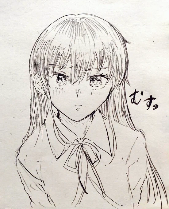 提督に撫でてもらえなくて拗ねている朝潮チャン 