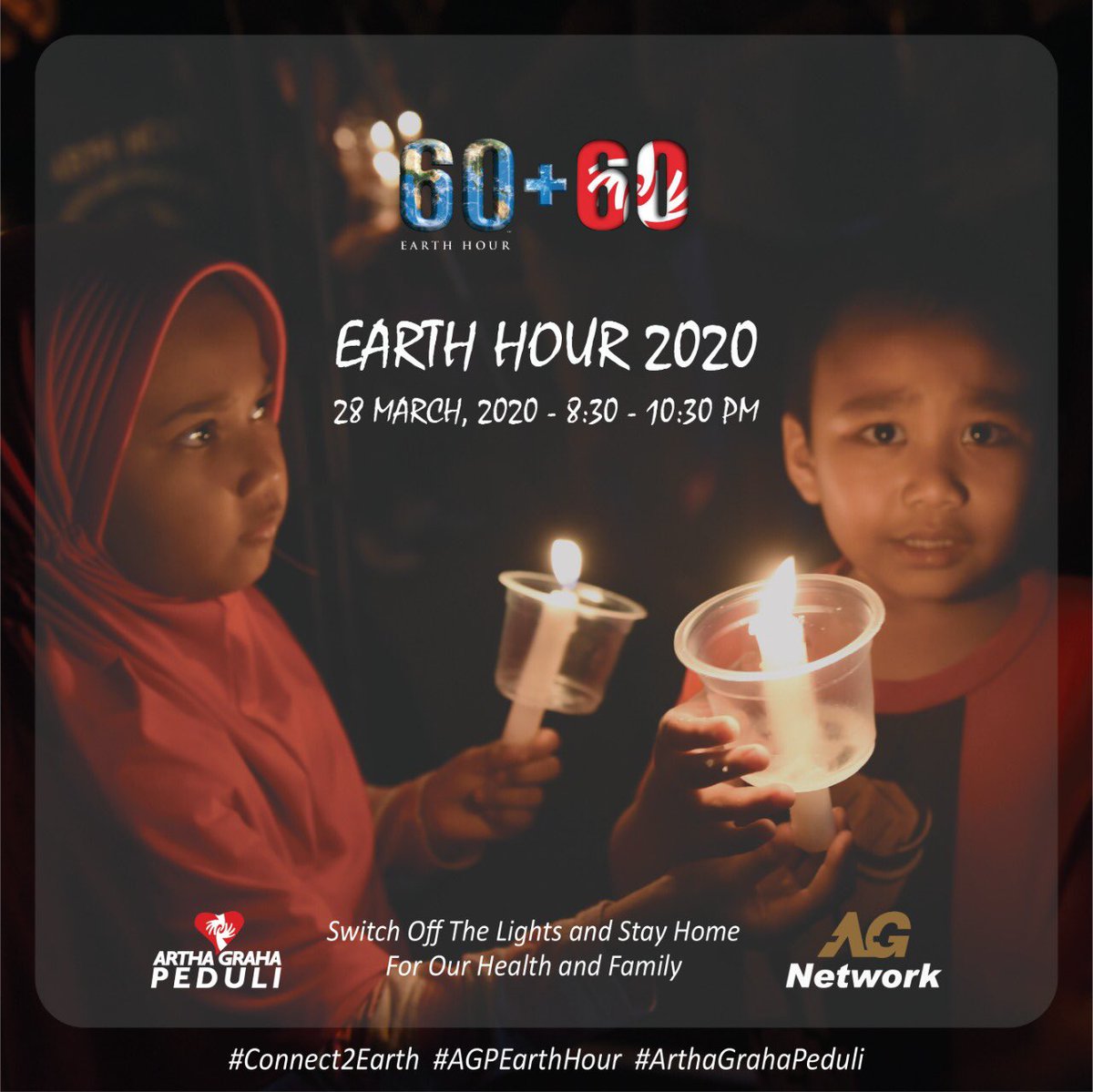 agusmurdono's tweet photo. • #AGPEarthhour 
• #Earthhour
• #Connect2Earth 
•#RaiseYourVoiceForNature
• #dirumahaja
• #bersamalawancovid19 
• #hidupbersih
• #hidupsehat
• #jagakesehatan
• #hematlistrik

 @agpeduli @ehjkt @ehindonesia @earthhourofficial https://t.co/9QExJOKIr4