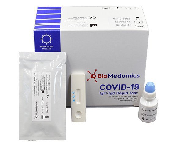 Los tests existentes tardan entre 10 y 15 minutos. El más efectivo hasta ahora resultó ser el COVID-19 IgM/IgG Rapid Test
del laboratorio BioMedomics. Usado por el gobierno chino. Disponible a nivel global.