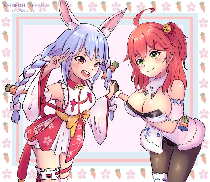 PekoMiko~
#ぺこみこ #ぺこらーと #兎田ぺこら #さくらみこ #miko_Art #Vtuber #ホロライブ #バーチャルYouTuber 