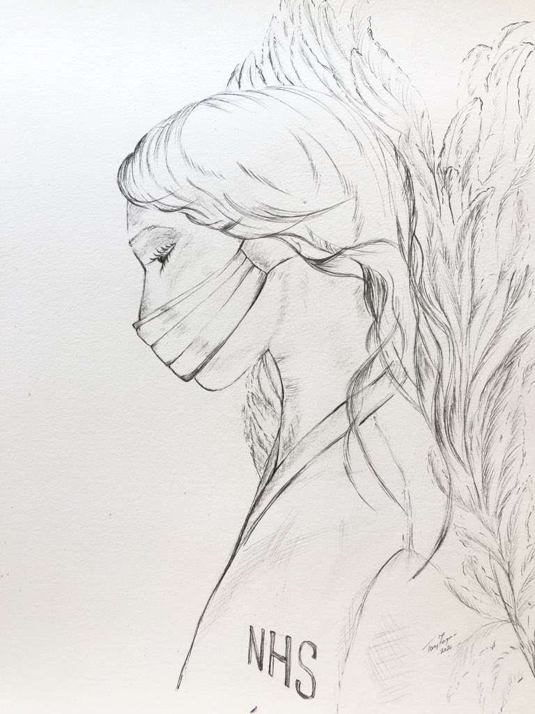 Today’s angle....
As I said yesterday, angel’s come in many forms.
Thank you and stay safe <a href="/TorbaySDevonNHS/">Torbay and South Devon NHS Foundation Trust</a> @TorbayGuildofAr <a href="/TorquayNetwork/">Torquay Connect</a> <a href="/CockingtonChoc/">Cockington Chocolate</a> #NHSheroes #coronalockdownuk #StayAtHomeAndStaySafe #StayHomeSaveLives