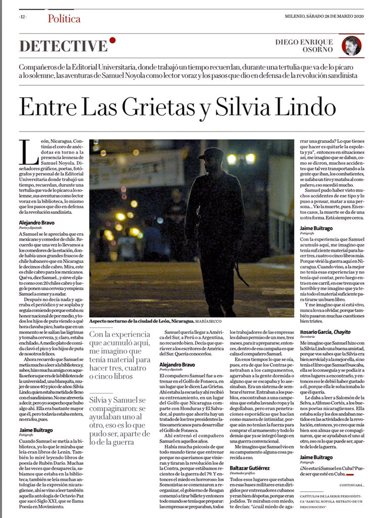 DiegoEOsorno's tweet photo. Entre Las Grietas y Silvia Lindo

https://t.co/K0ZBtzKgZm

Capítulo 8 de la serie periodística “Samuel Noyola: Retrato de un desconocido”

#Detective
#Vaquerodelmediodia https://t.co/2LZ7hvIiAH