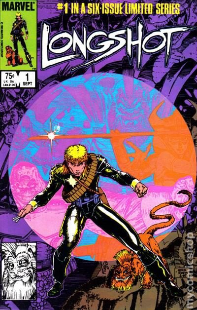 26. Longshot. Le premier non mutant à rejoindre les X-Men, Longshot est un alien à 4 doigts venu du Mojoverse, il peut manipuler les champs de probabilité (en gros il a de la chance) il connaît une grande histoire d’amour avec Dazzler