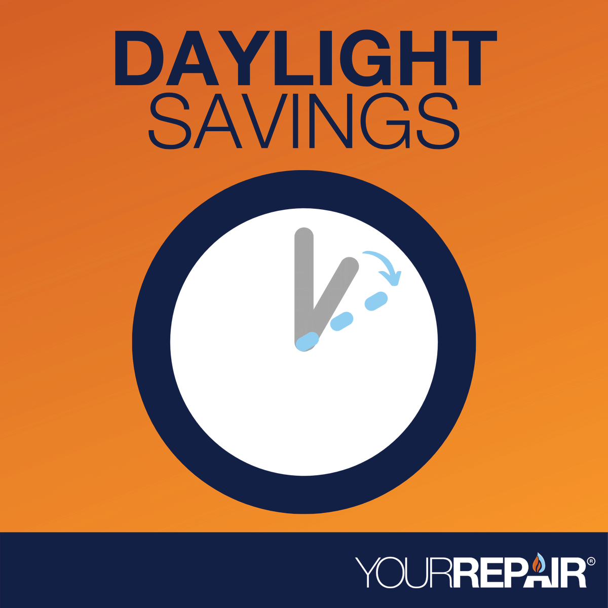 Remember to turn your clocks forward at 1:00am tonight!
