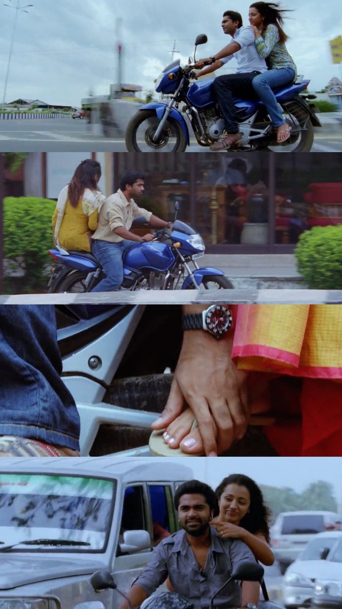 Dating and RomanceSecret meet ups - kisses - hugs - bike rides - endless loveColourful attires and colourful days. Their smiles say it all!"Unai enni yenggumithayathai enna seiven?"