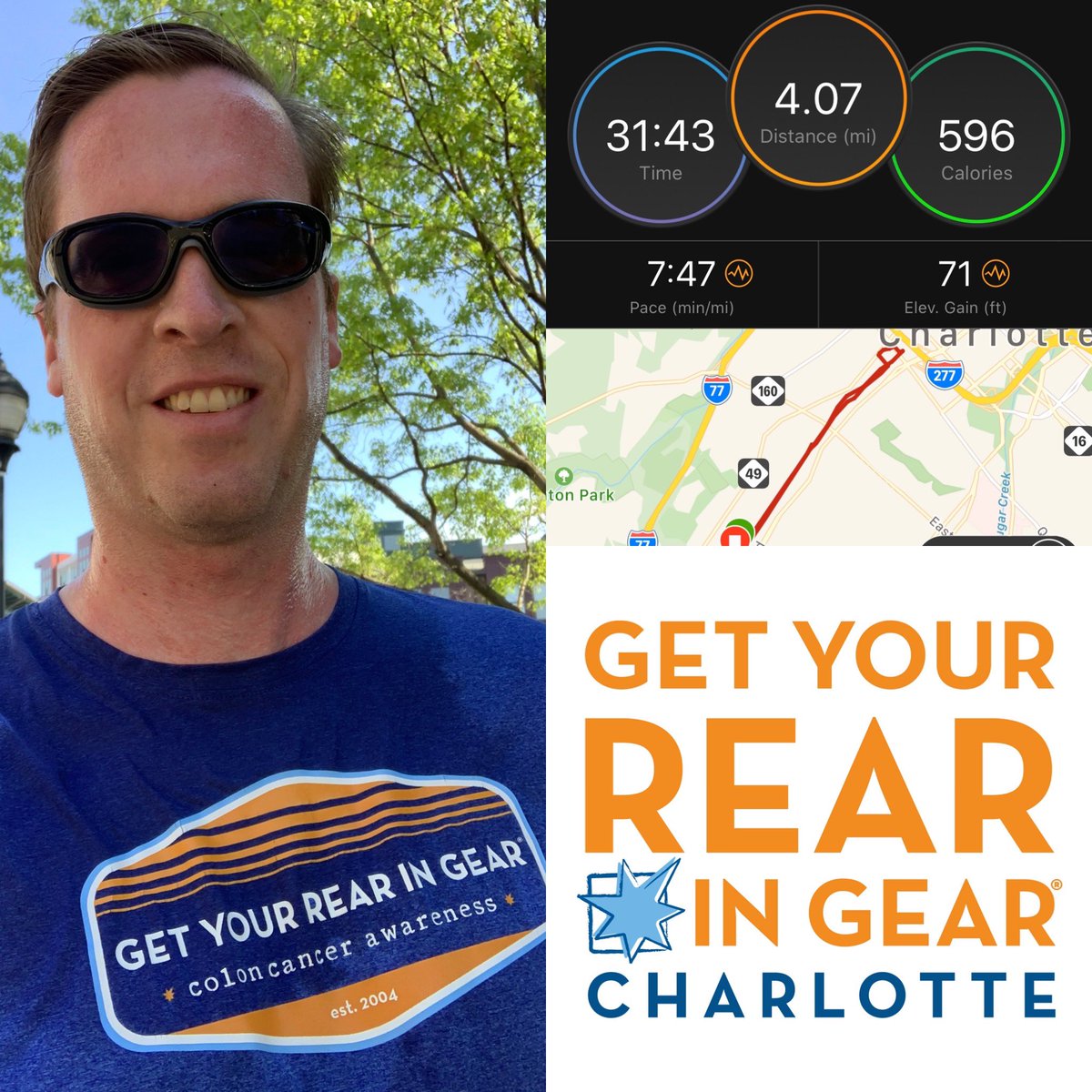 We canceled @GYRIGCharlotte over two weeks ago and today would have been our 5k. It’s disappointing, but we will be back in 2021. #gyrigathome #gyrigclt