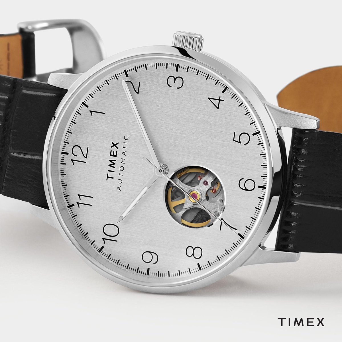 timex skeleton automatic watch