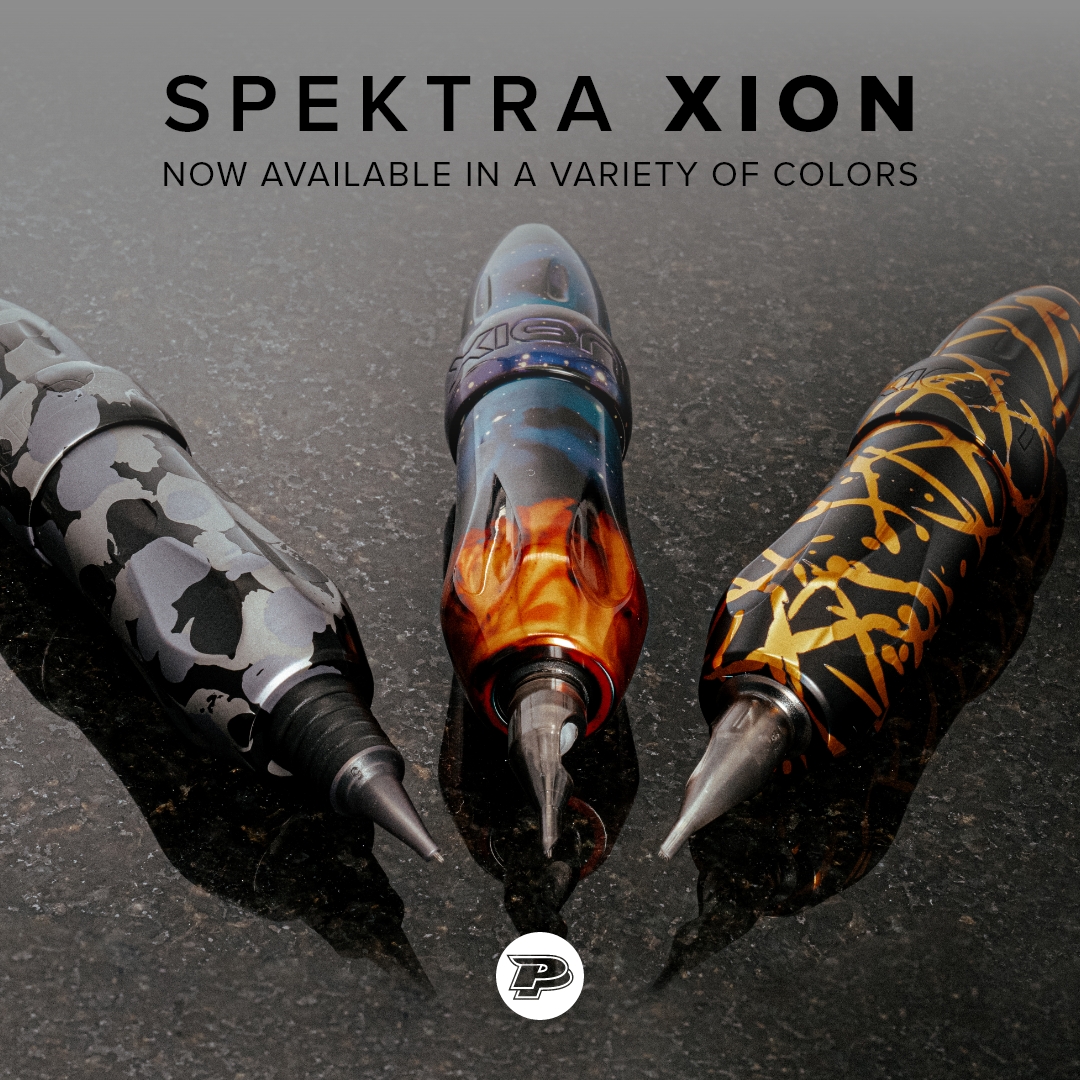 New Spektra Xion colors are here but going fast! Stop by painfulpleasures.com/search/?q=spek… to check them out before they're gone.

#painfulpleasures #tattoosupply #fkirons #tattoomachines #spektraxion