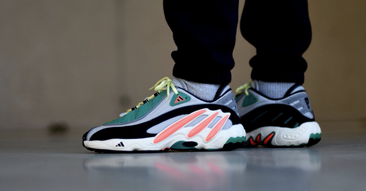 adidas fyw 98 grey two signal coral