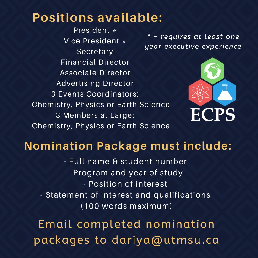 ecpsutm's tweet photo. Hi everyone! A quick correction to our previous post about the executive position election: the nomination period is Mar 22 - 29, not Mar 22 - 31 as indicated earlier. https://t.co/5HMwBYJ0de