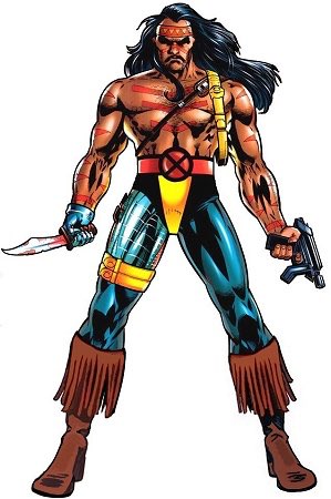 28. Jonathan Silvercloud, Forge. Un autre Cheyenne, un autre membre célèbre et majeur des X-Men, il a une jambe cybernétique, inventeur et shaman, Forge est un Technopathe possédant un génie intuitif, il est à retrouver un peu partout dans les séries X-Men actuelles