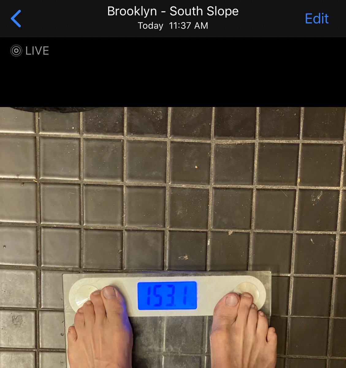 Photo proof. And no I’m not holding a 20 pound weight.
