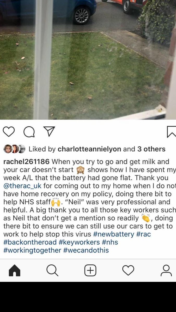 Fantastic support for one of our NHS employees from ⁦<a href="/TheRAC_UK/">The RAC</a>⁩ and ⁦<a href="/CoveaInsplc/">coveainsplc</a>⁩