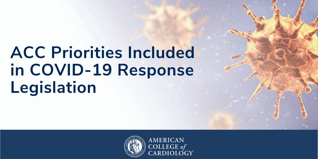 Nearly 6,000 #ACCGrassroots advocates, including clinicians on the front lines of #COVID19, recently contacted their lawmakers to successfully ask for inclusion of #ACCAdvocacy measures in the latest COVID-19 emergency response bill. Read more: bit.ly/2JkcVtF #HeartPAC