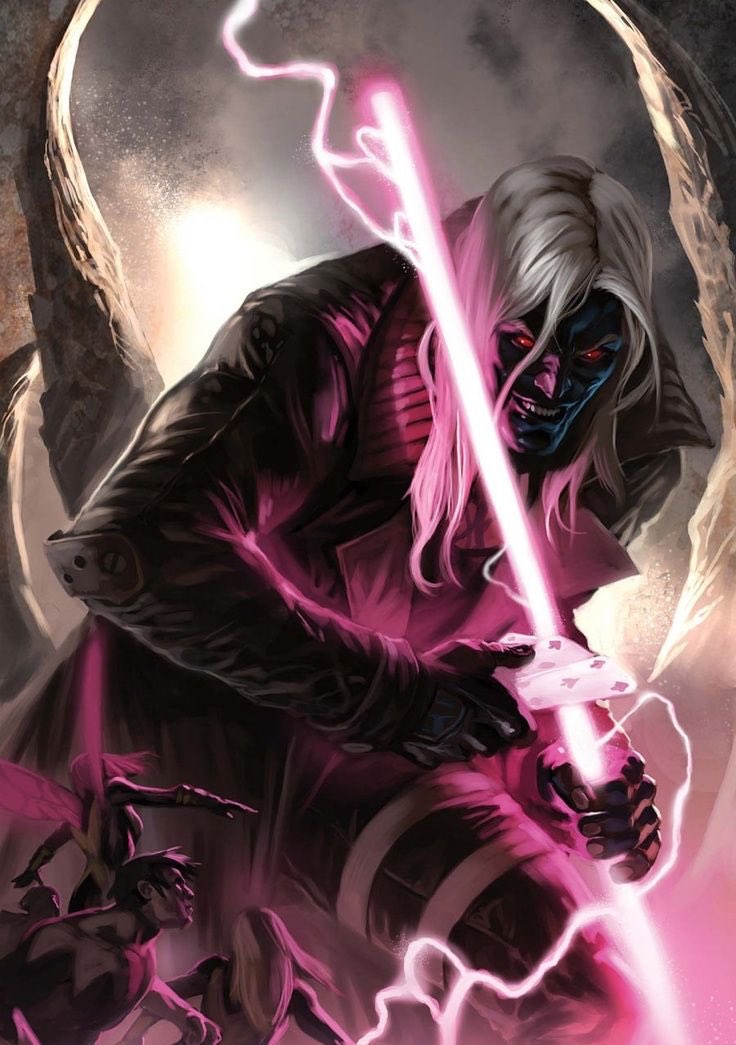 31. Rémi Lebeau, Gambit. Un voleur et amant de Tornade fait parti des nouvelles recrues même si il tombera vite amoureux de Malicia qu’il a épouser, Gambit peut changer les objets en bombes, ancien cavalier d’Apocalyse il fait une fois de plus équipe avec lui au sein d’Excalibur