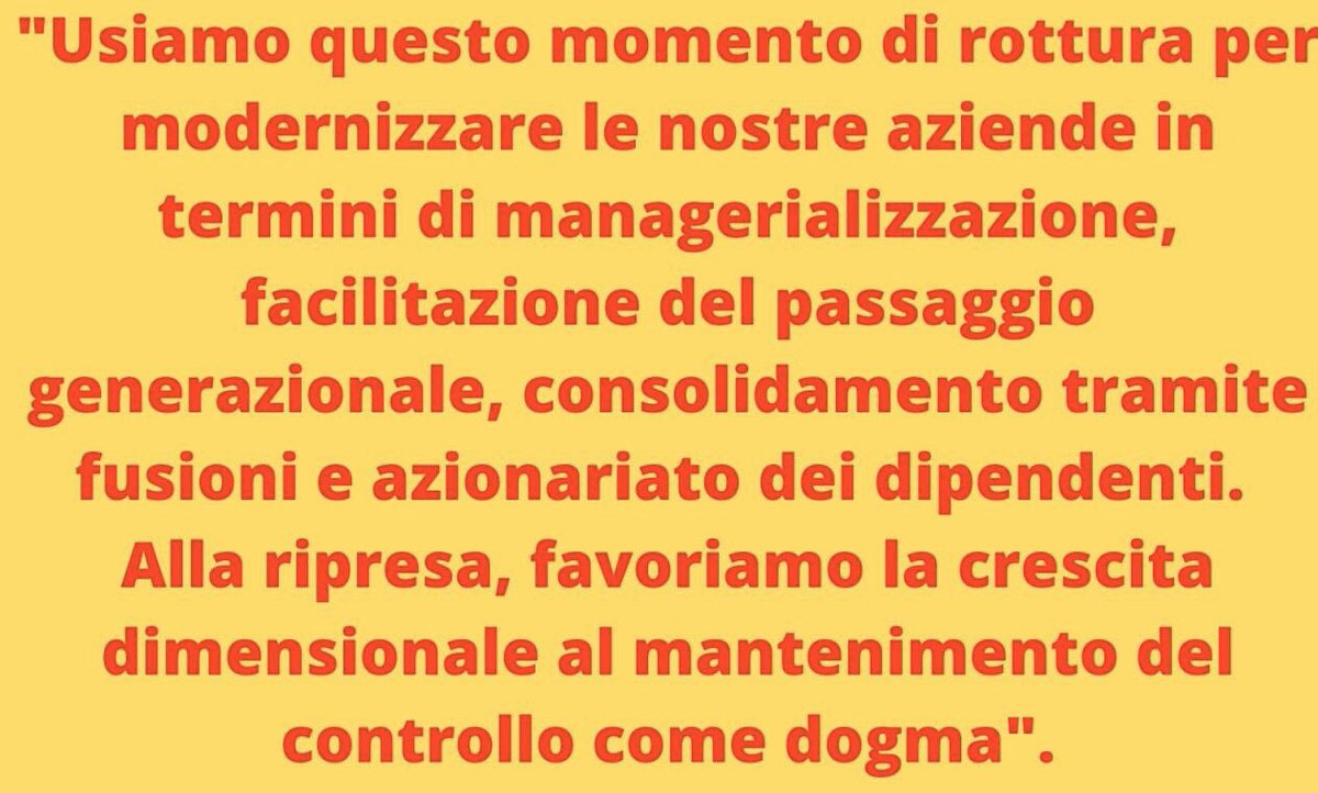 manageritalia's tweet image. 👍🏻 Così chiude la sua 🎤 intervista a #IlSole24Ore Maurizio Tamagnini, AD di Fsi 

E in +

🎯 #Rafforziamo la #struttura di capitale e i bilanci delle aziende 

🎯 Favoriamo la #crescita #dimensionale al mantenimento del controllo come dogma

🔎 leggi bit.ly/2UD6V4A
