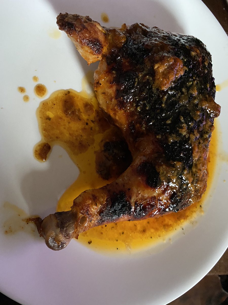 Lamb patties, lamb shoulder, short ribs fried in lard, chicken with nandos sauce