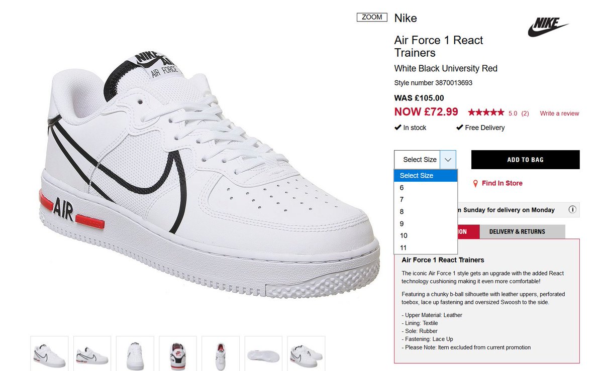 air force 1 writing on side