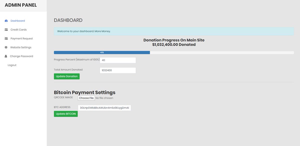 Bad actors leveraging #coronavirus situation with fake donation webpages. Card phishing, PayPal integration and BTC addresses. Info: otx.alienvault.com/pulse/5e7f99a0… Domains: covid-19donor[.]com covid19grantor[.]com covid-19donator[.]com Hosted @Namecheap CC: @malwrhunterteam @JayTHL