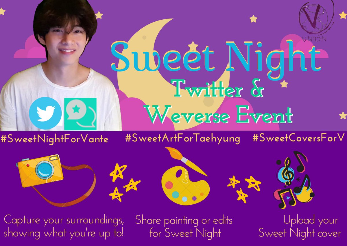 BTSV_UNION's tweet photo. โจ Reminiscent of Sweet Night's healing vibe, this is a throwback to when Taehyung asked us what we were doing & shared a photo of him relaxing: ์๋ฏธ ๋ญํ์ ~ ๋ ํ๋งํด์ ~
โจ Check out the talented posts under these tags:
#SweetNightForVante
#SweetArtForTaehyung
#SweetCoversForV https://t.co/jCtvKoF0y1