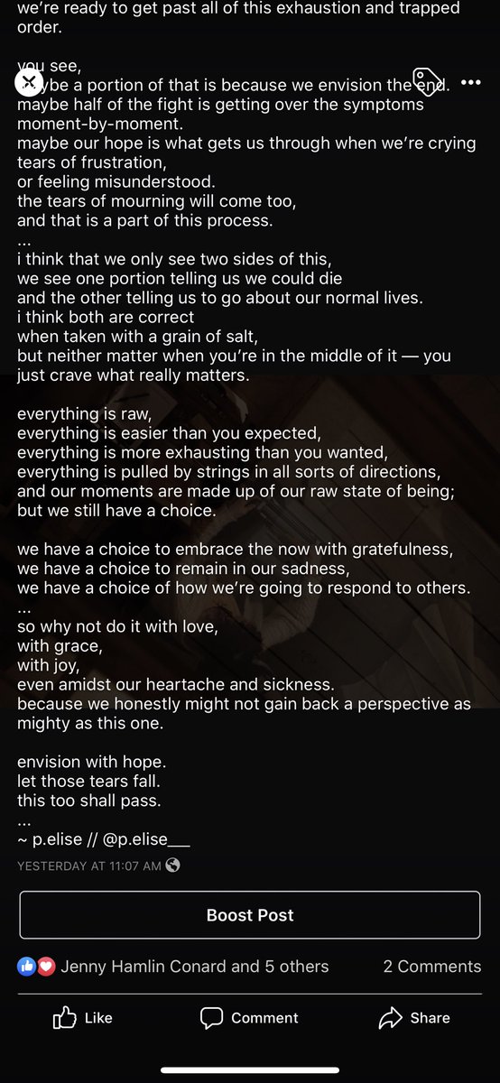 peytonhamlin0's tweet photo. and we sit still,
we fight through,
we conquer,
and then we cry. 
...
~ p.elise 

#COVID19 https://t.co/ESYLwSiGFS