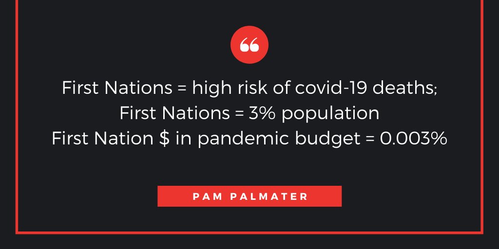 Pam_Palmater's tweet photo. My article 4 @rabbleca which highlights woefully inadequate funding set aside for 634 First Nations in federal pandemic budget, despite elevated risks for First Nations of infections &amp; deaths during pandemics. @Min_IndServ @JustinTrudeau #cdnpoli #covid19 https://t.co/hnVcp4s1yV https://t.co/y4sb5k4usY