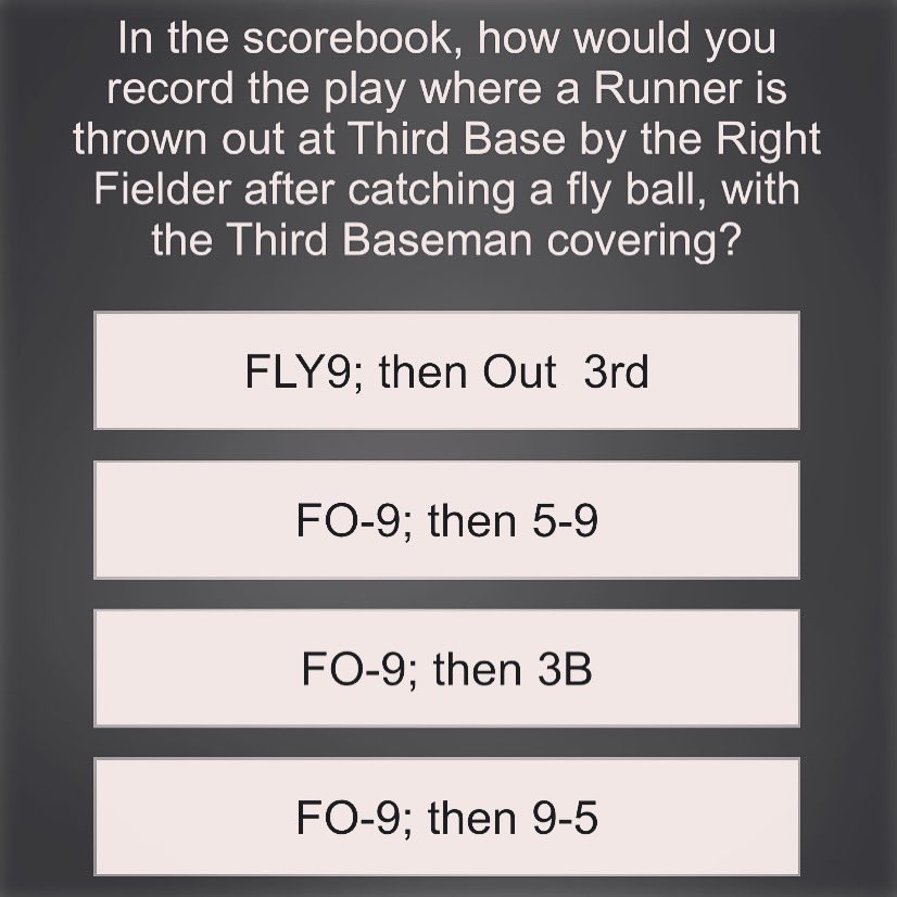 How about some scorebook trivia? #thinkingbaseball